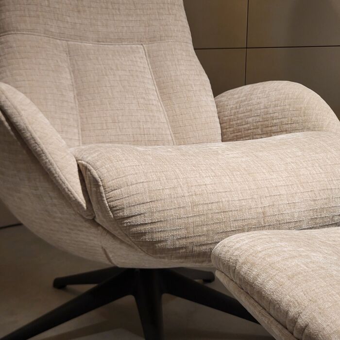 Draaifauteuil Pelle Beige