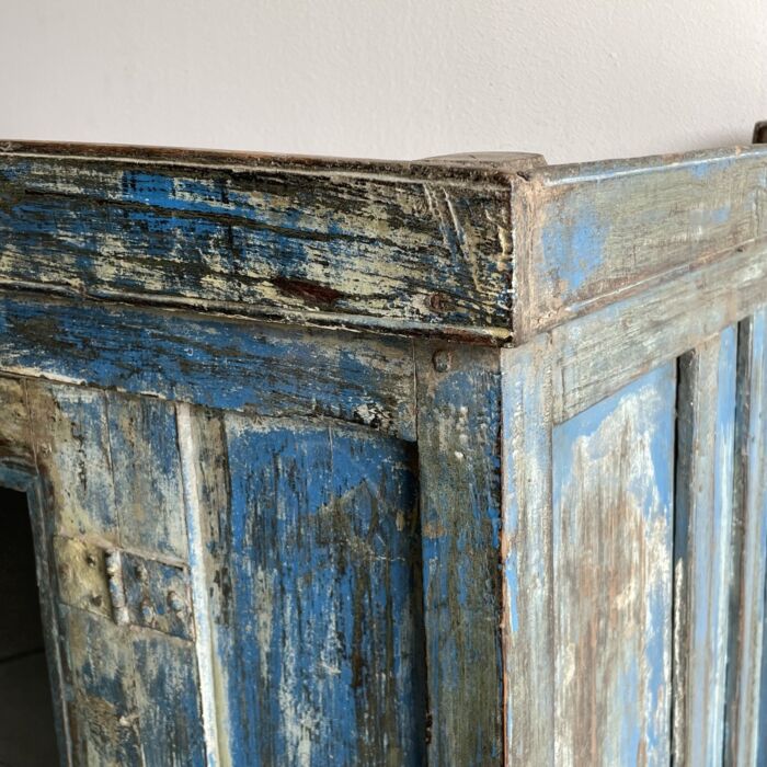 India Buffetkast Hout Blauw