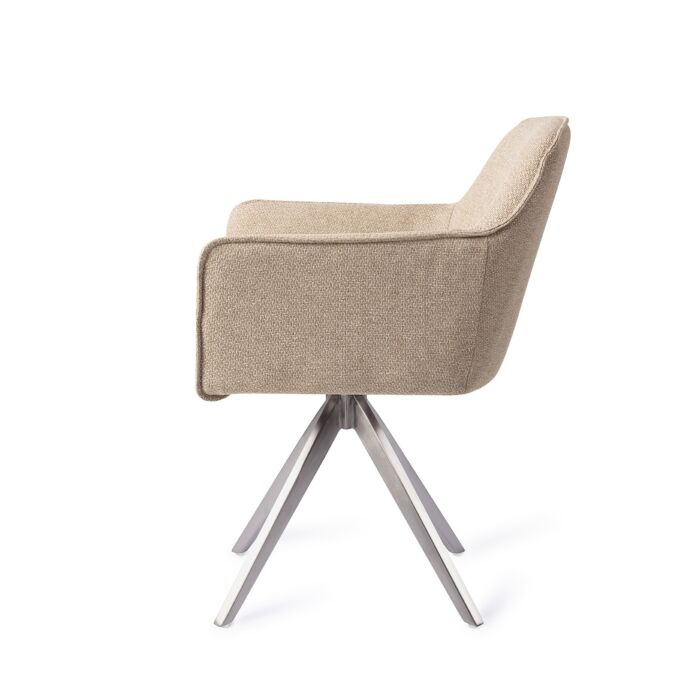 Jesper Home Eetkamerstoel Hofu Wild Walnut Turn Steel