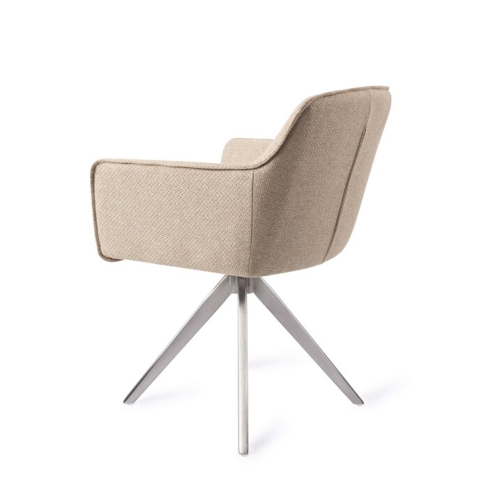 Jesper Home Eetkamerstoel Hofu Wild Walnut Turn Steel