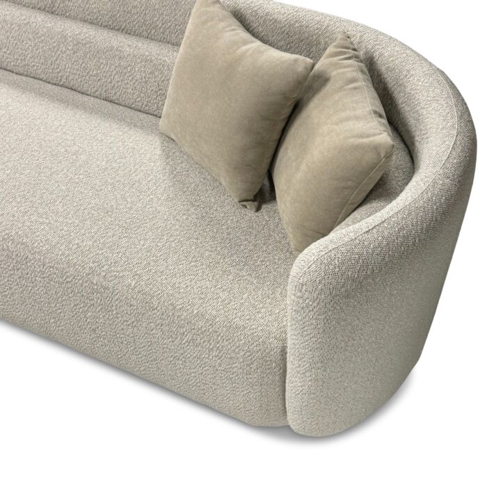 4-Zitsbank Barcelona Boucle Beige