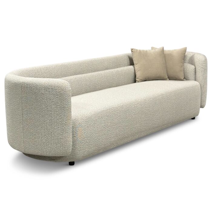 3-Zitsbank Barcelona Boucle Beige