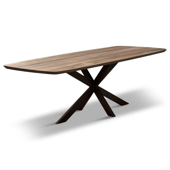 Eettafel Robijn Eikenhout 260cm Spin Poot