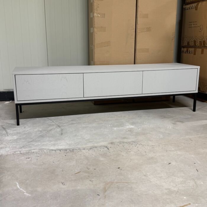 Tv Dressoir Luxury 180 Eiken Vergrijsd 