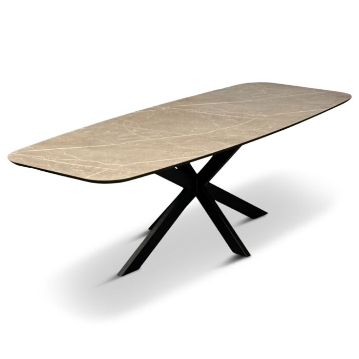 Eettafel Jaan HPL Beige Structuur