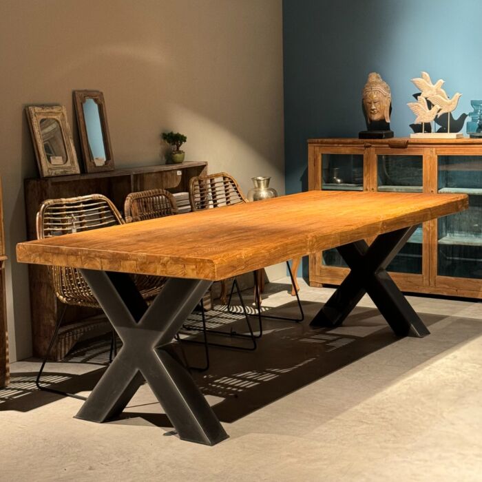 Eettafel Teak 241cm 