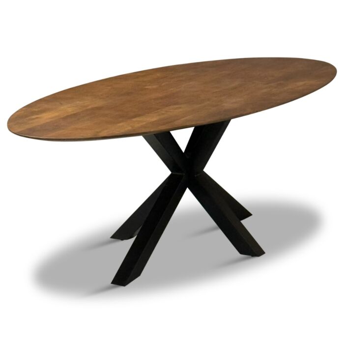 Eetkamertafel Rano 220x105x3 Ovaal Spin