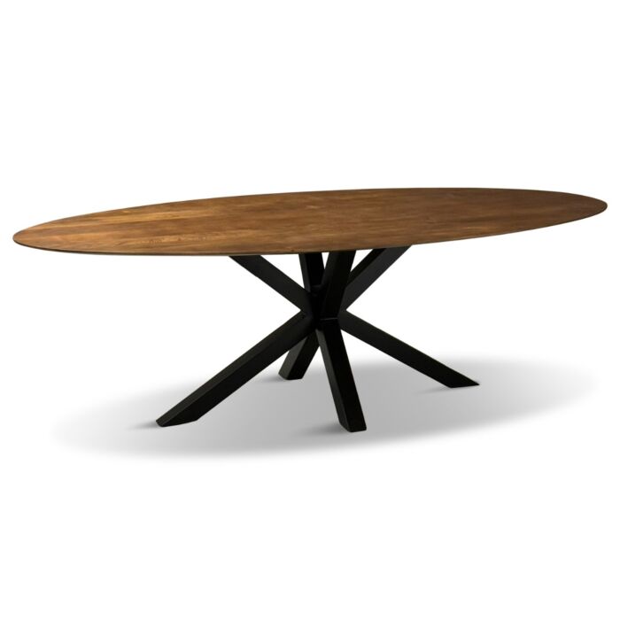 Eetkamertafel Rano 220x105x3 Ovaal Spin