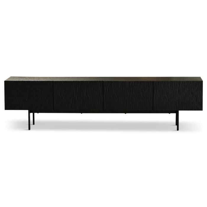 TV-Meubel Belfeld Zwart Fineer 200cm