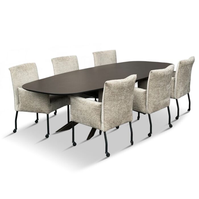 Luxe Eetkamertafel Olivia 300x120cm