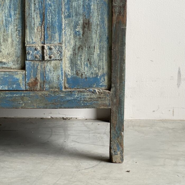 India Buffetkast Hout Blauw