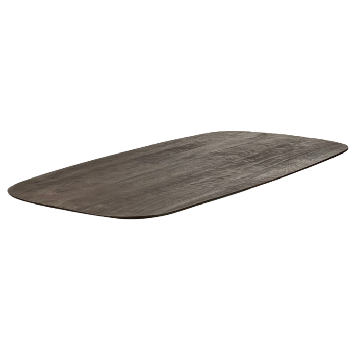 Caval Tabletop 200x100, Sandblasted Brown