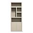  Boekenkast Diamond 80cm 4 vaks Taupe