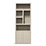  Boekenkast Diamond 80cm 5 vaks Links Taupe