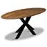 Eetkamertafel Rano 220x105x3 Ovaal Spin