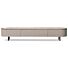 TV-Meubel Specter 240cm Mangohout Taupe & Travertine Top