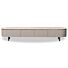 TV-Meubel Specter 240cm Mangohout Taupe & Travertine Top