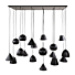 Hanglamp 18L  XXL metalen kap