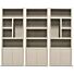 Boekenkast Diamond 80cm 5 vaks Rechts Taupe