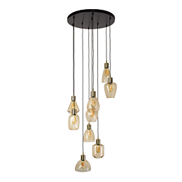 Hanglamp 9L Leaf Getrapt